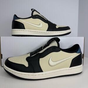 Air Jordan 1 Retro Low Slip Fossil Iridescent Size 7.5 Women